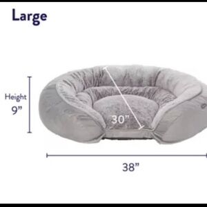 Top Paw Orthopedic Memory foram Gray Pet Bed